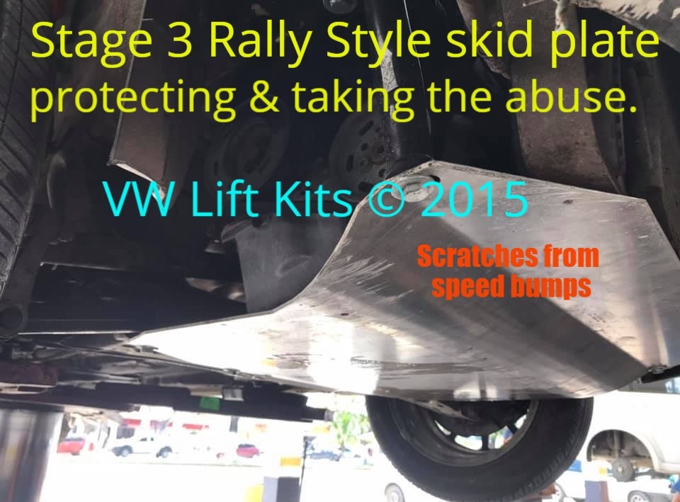 The rally-style skid plate protect your Gearbox/Transmission